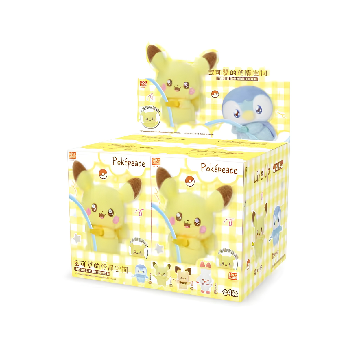 LDCX x Pokepeace Peaceful First Encounter "Cuddle On The Go" Plush Blind Box-Whole Box (4pcs)-LDCX LAB-Ace Cards & Collectibles