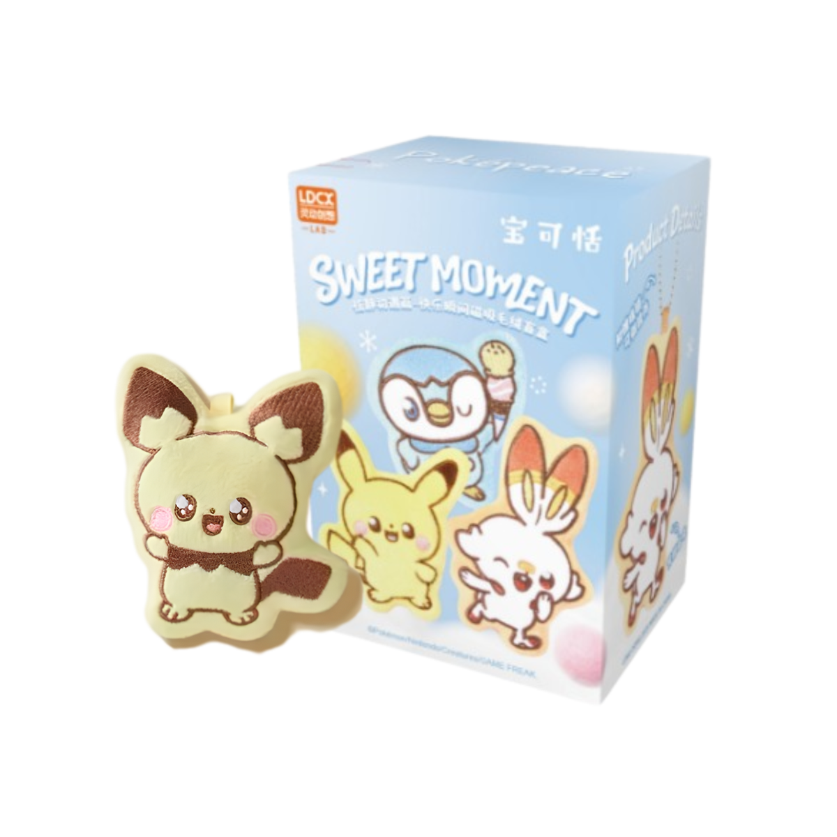 LDCX x Pokepeace Peaceful First Encounter "Happy Moment" Magnectic Plush Blind Box-Single Box (Random)-LDCX LAB-Ace Cards & Collectibles