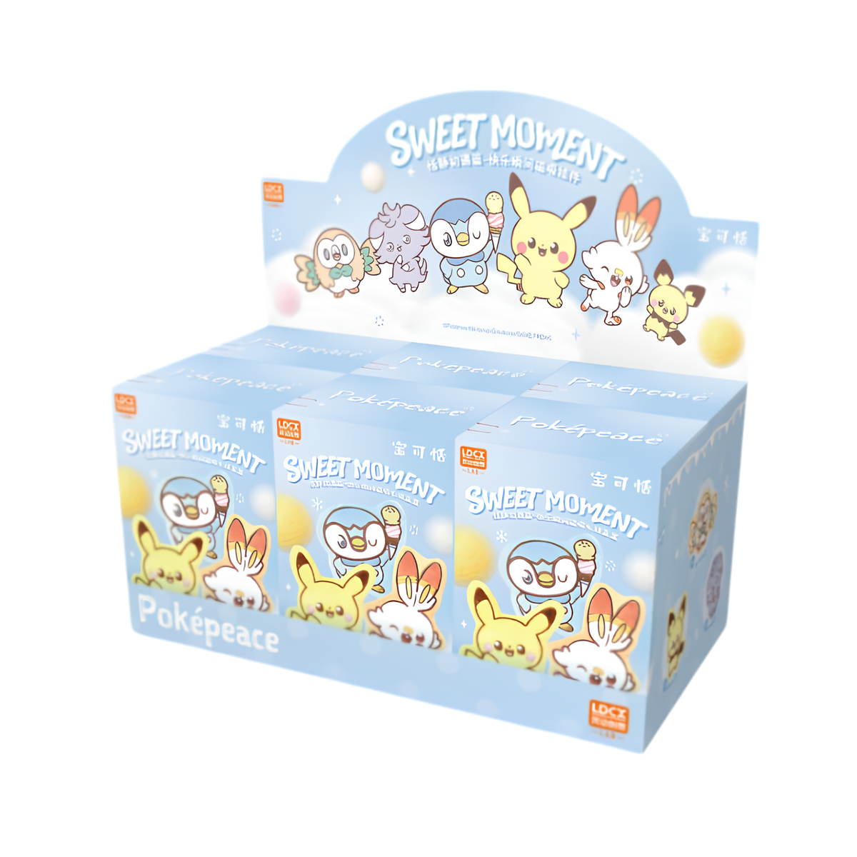 LDCX x Pokepeace Peaceful First Encounter "Happy Moment" Magnectic Plush Blind Box-Whole Box (6pcs)-LDCX LAB-Ace Cards & Collectibles