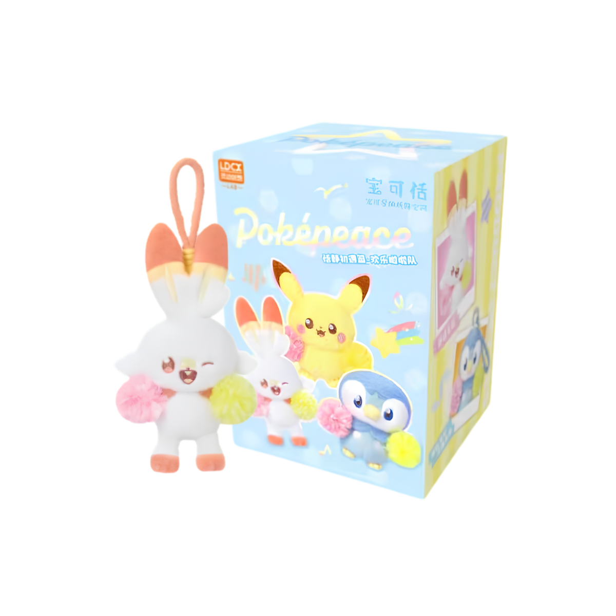LDCX x Pokepeace Peaceful First Encounter "The Cheerful Cheerleading Squad" Plush Blind Box-Single Box (Random)-LDCX LAB-Ace Cards & Collectibles