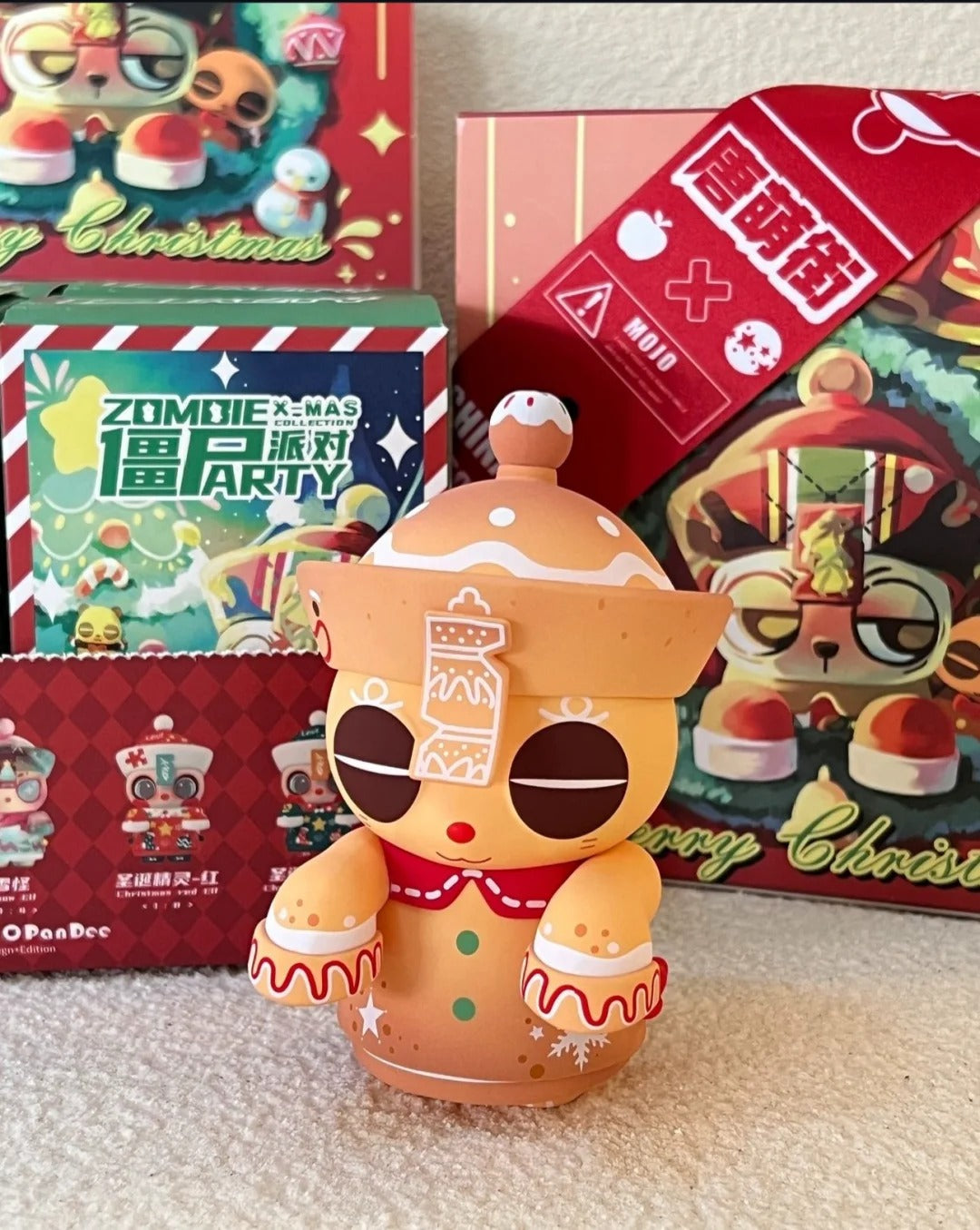 China Moe Town x OPanDee Zombie Party Christmas Series-Single Box (Random)-M.A Toys-Ace Cards & Collectibles