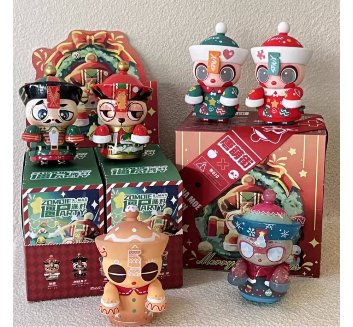 China Moe Town x OPanDee Zombie Party Christmas Series-Single Box (Random)-M.A Toys-Ace Cards & Collectibles