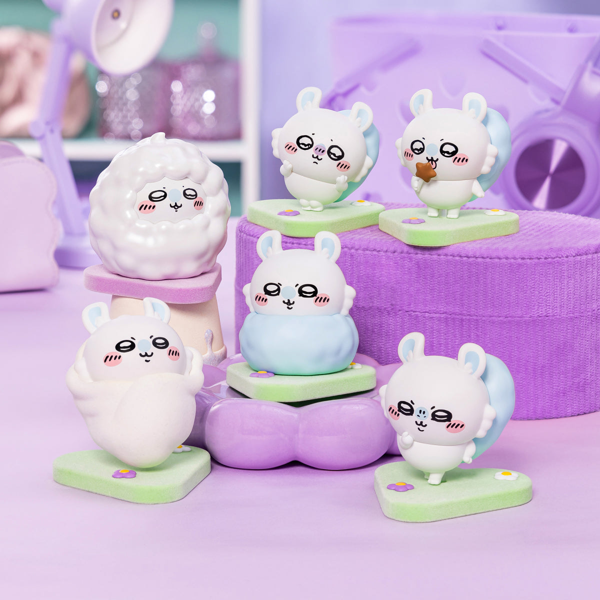 Chiikawa GPSBOX Momonga Figure Blind Box-Whole Box (6pcs)-Miniso-Ace Cards & Collectibles