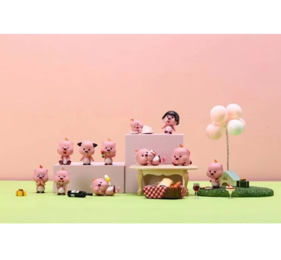 Loopy Mini Cuteness Fridge Sticker Mystery Bag Series-Single Box (Random)-Miniso-Ace Cards & Collectibles