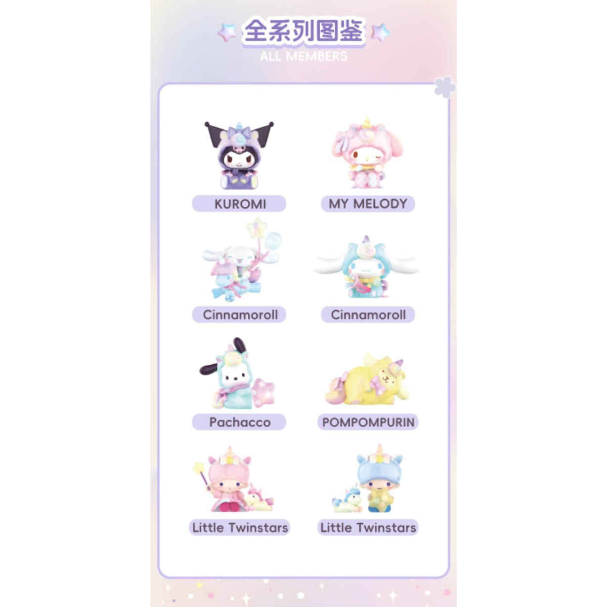 Miniso x Sanrio Characters Fantasy Paradise Series-Single Box (Random)-Miniso-Ace Cards & Collectibles