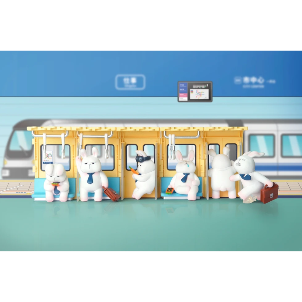 The Monday Bruce Series 3 "Daily Commute"-Single Box (Random)-Miniso-Ace Cards & Collectibles