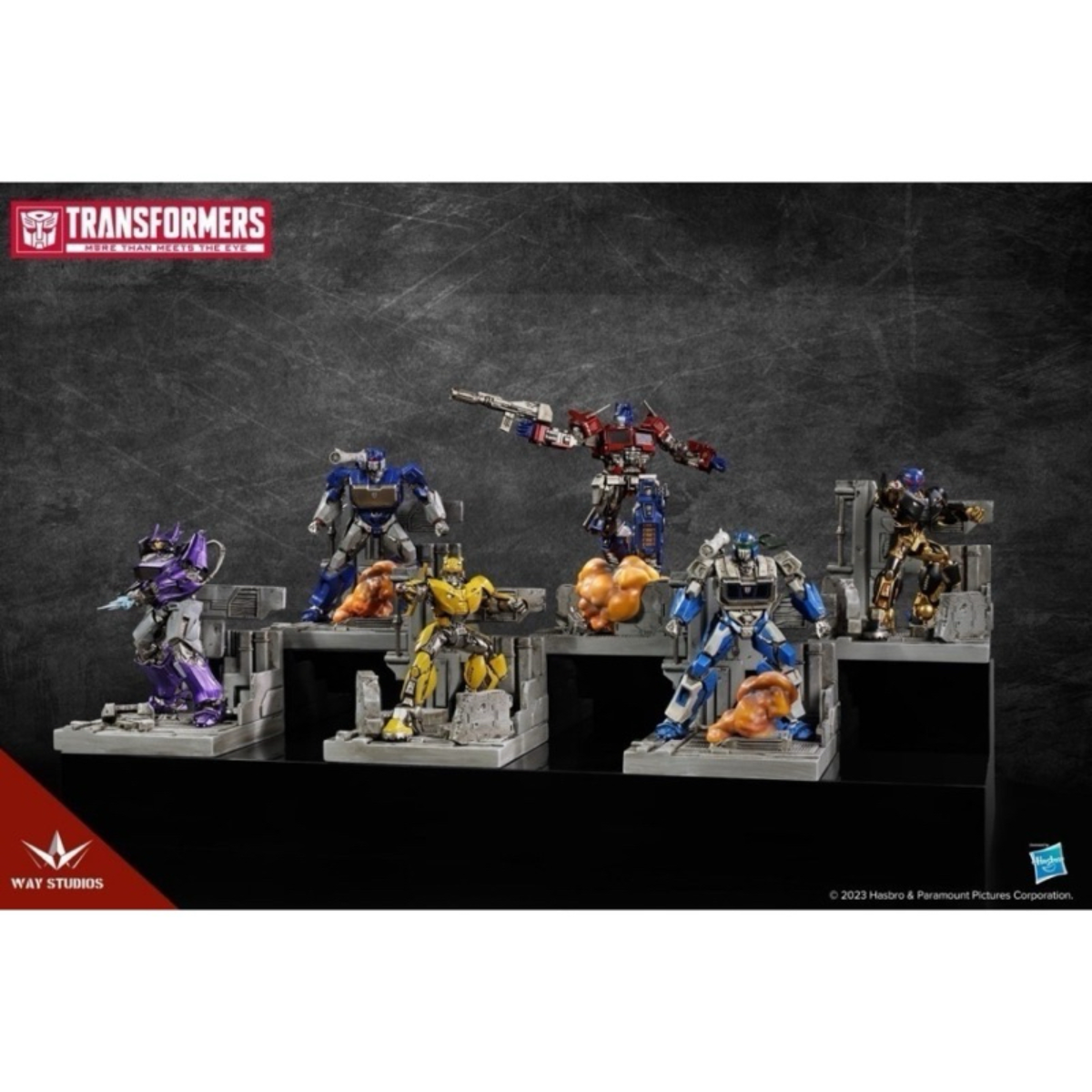 Transformers Statue Scenes Series-Single Box (Random)-Miniso-Ace Cards & Collectibles