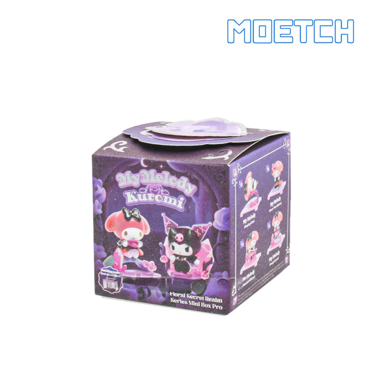 MOETCH x My Melody & Kuromi Floral Secret Realm Series Micro Box Pro Blind Box-Single Box (Random)-Moetch-Ace Cards & Collectibles