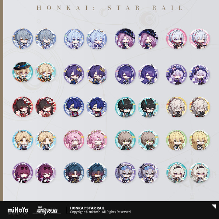 Honkai: Star Rail Owlbert’s Reception Room: Character Badge Set