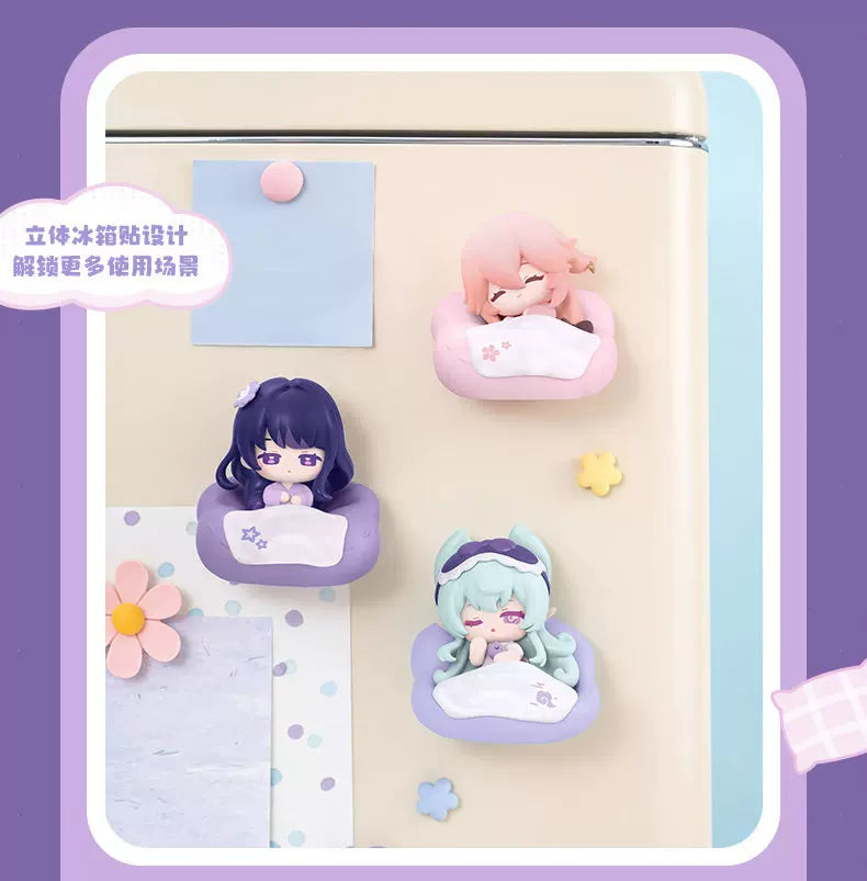Genshin Impact – Cloud Pillow Dreams Series Chibi Fridge Magnet Blind Box