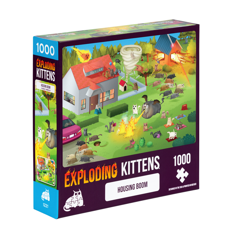 EXPLODING KITTENS 1000 Piece Puzzle "Housing Boom"