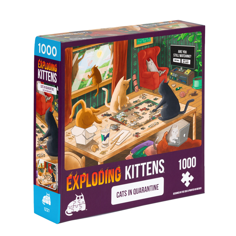 EXPLODING KITTENS 1000 Piece Puzzle CATS IN QUARANTINE (PQUAR-1K-6) EN