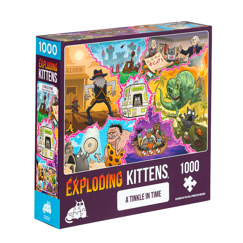 EXPLODING KITTENS 1000 Piece Puzzle "A Tinkle In Time"