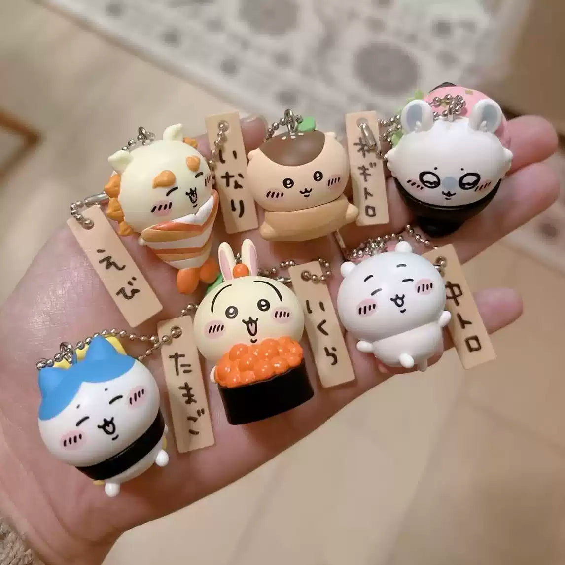 Chiikawa Sushi Series Keychain Blind Box-Single Box (Random)-Parade-Ace Cards & Collectibles