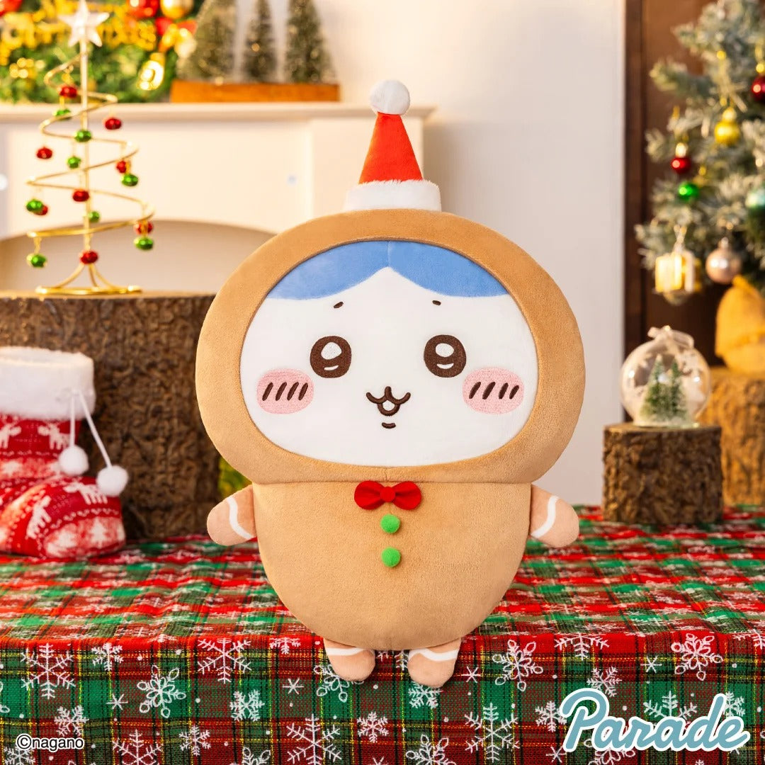 Parade x Chiikawa Gingerbread Large Plush Toy-Hachiware-Parade-Ace Cards & Collectibles