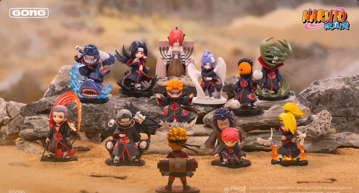 POPMART x Naruto: Shippuden Series Battle Against Akatsuki Themed Figure Blind Box-Single Box (Random)-Pop Mart-Ace Cards & Collectibles