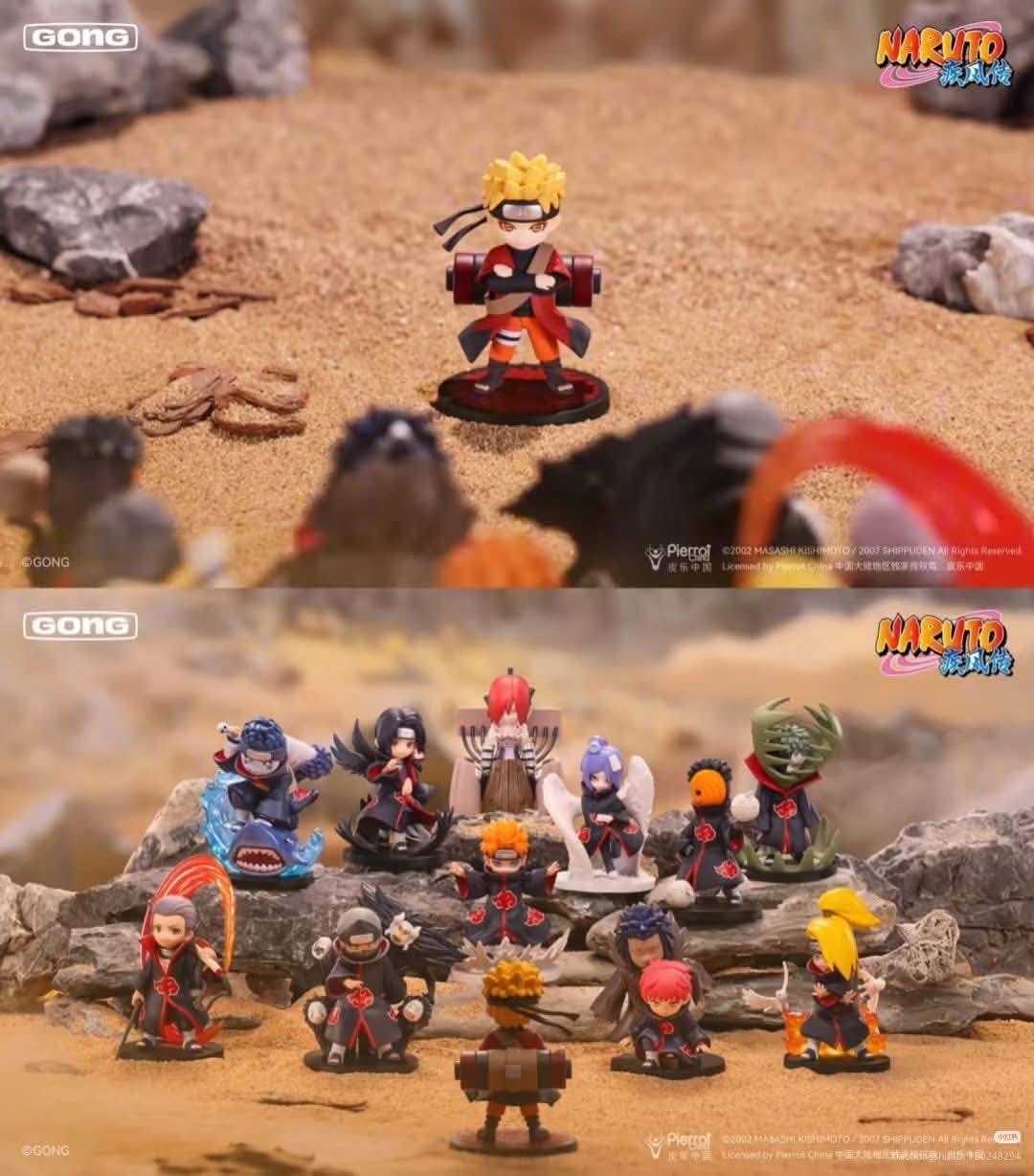 POPMART x Naruto: Shippuden Series Battle Against Akatsuki Themed Figure Blind Box-Single Box (Random)-Pop Mart-Ace Cards & Collectibles