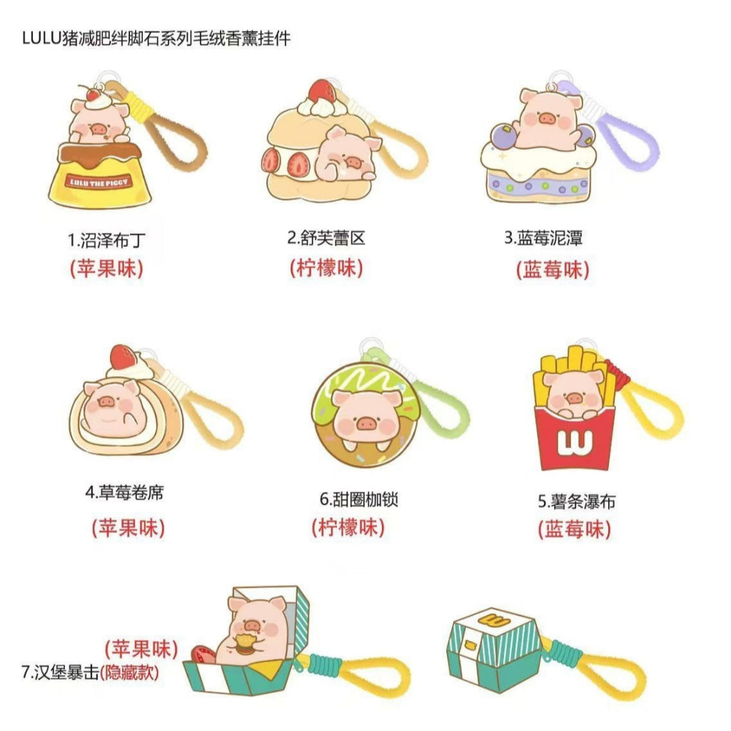 ROCK x Lulu The Piggy "Obstacles To Weight Loss" Series (Blind Box)-Single Box (Random)-ROCK-Ace Cards & Collectibles