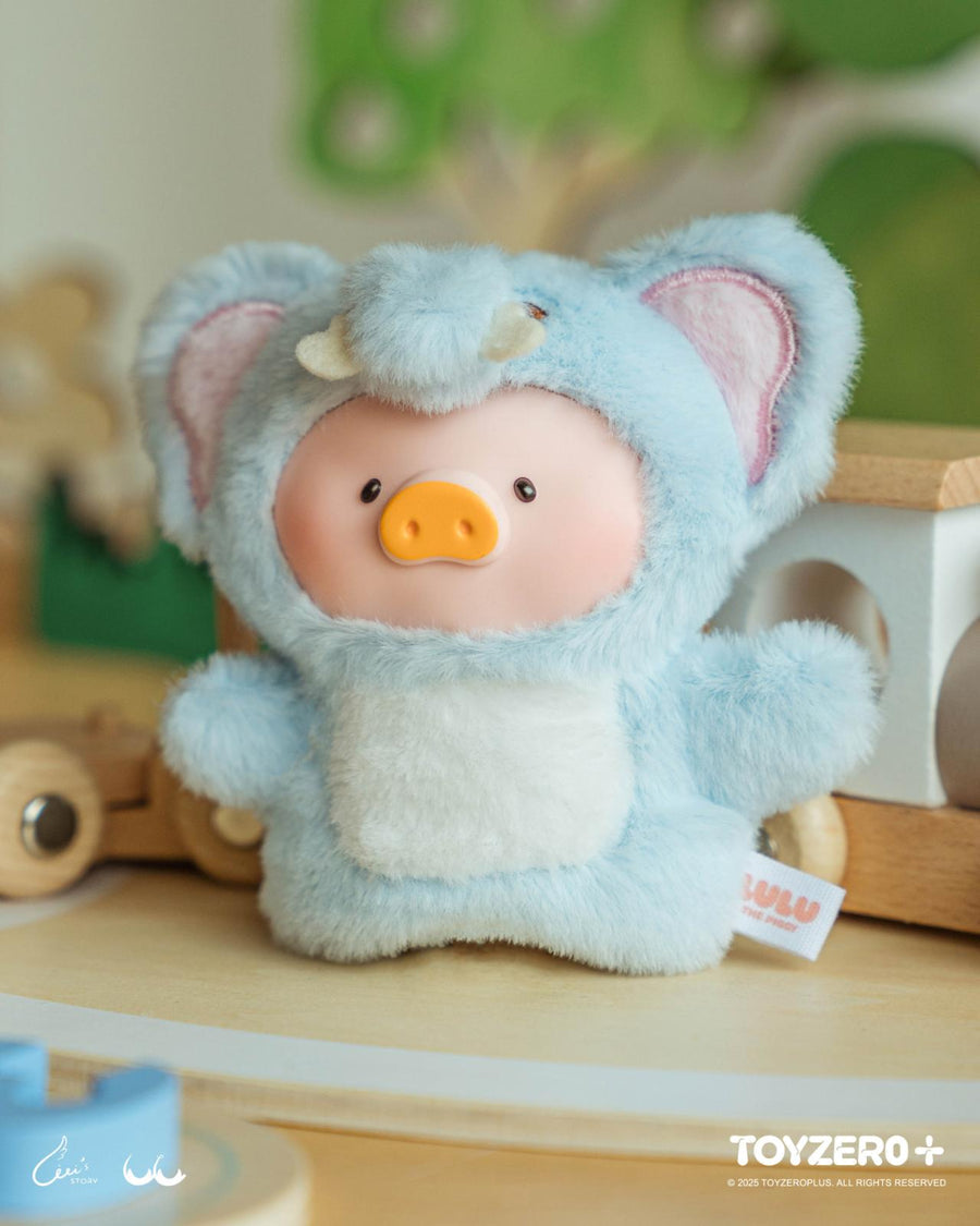 ToyZeroPlus x Lulu The Piggy "Animal Party Puppet" Show PVC Face Plush Keychain