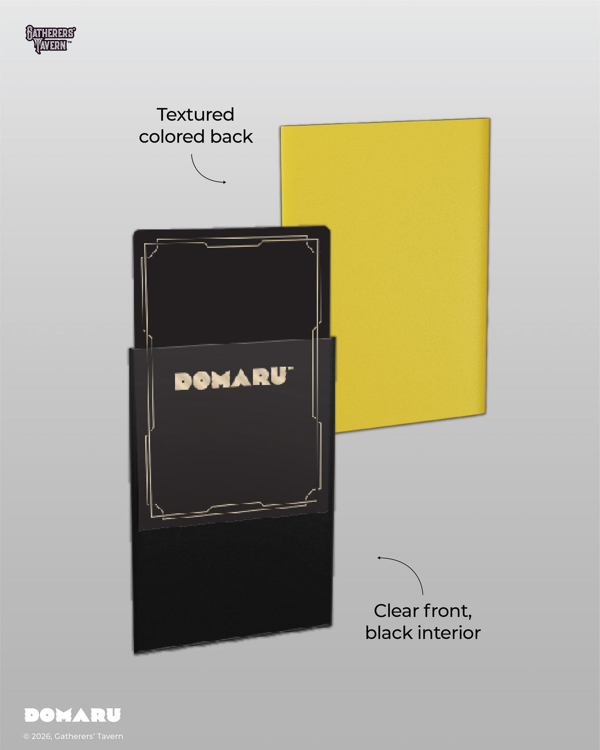 DOMARU Regular Standard Size Fit Sleeves "Divine Yellow"