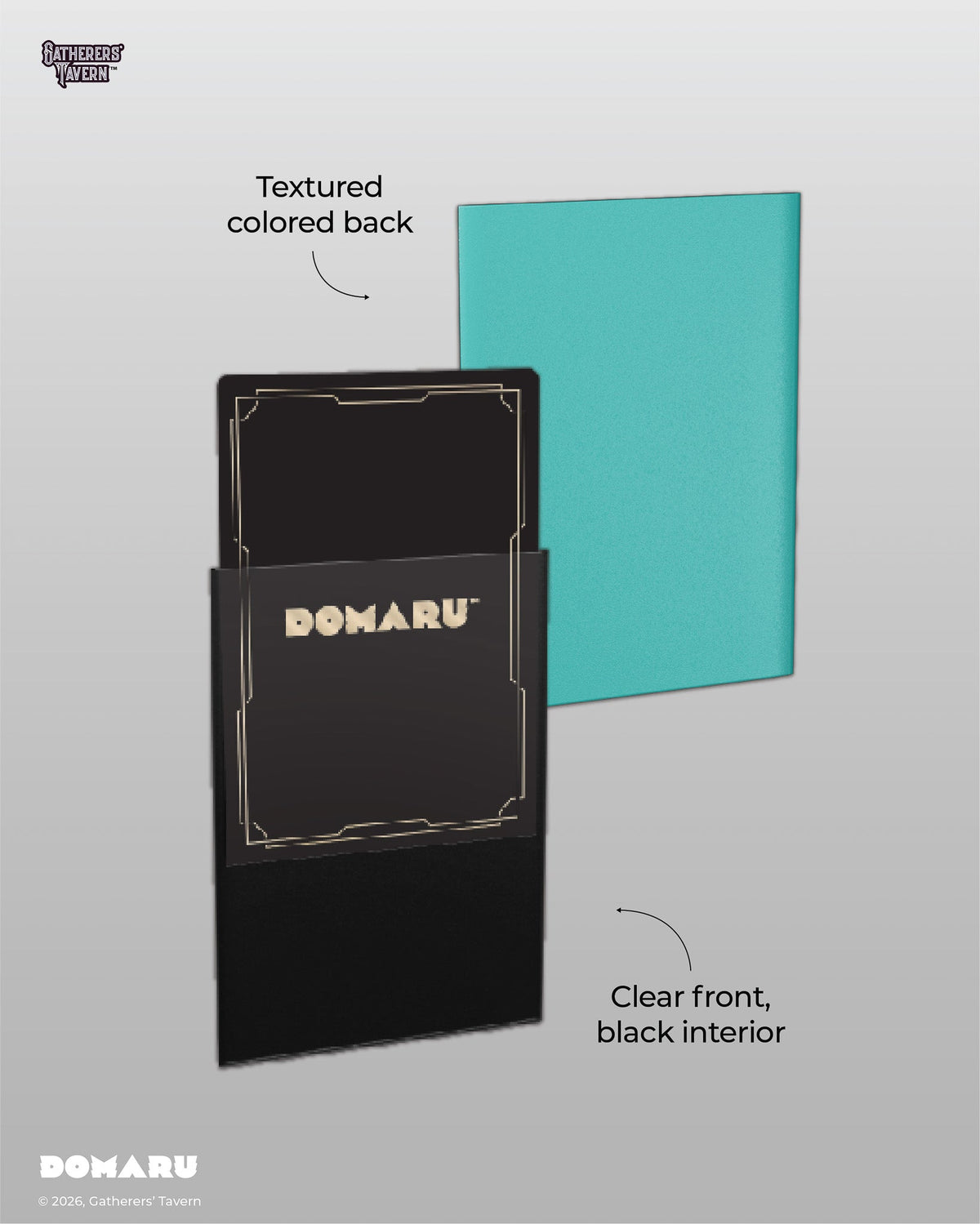 DOMARU Regular Standard Size Fit Sleeves "Rhystic Teal"