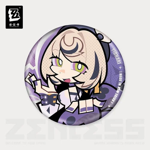 miHoYo Zenless Zone Zero New Eridu Series Chibi Metal Pin: Spook Shack