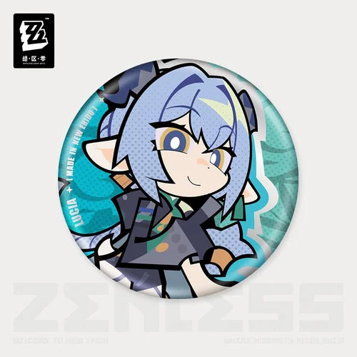miHoYo Zenless Zone Zero New Eridu Series Chibi Metal Pin: Spook Shack