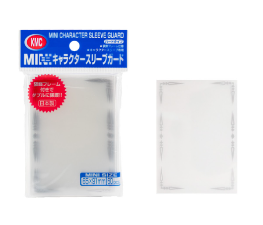 KMC Sleeve Card Barrier Mini Size "Character Sleeve Guard Silver" (60pcs)
