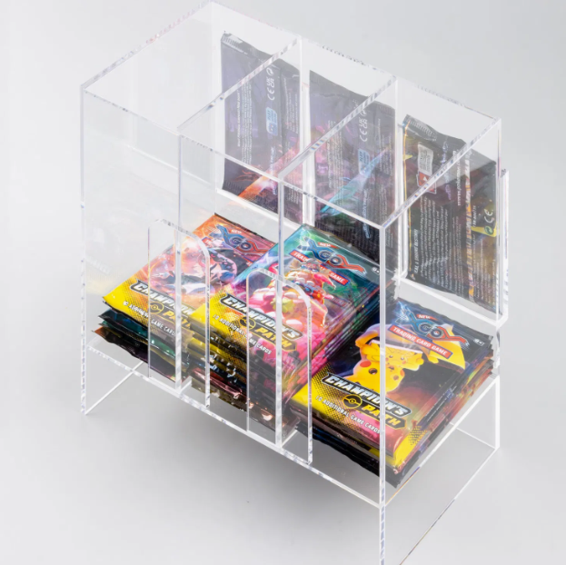 PYP 3-Slot Booster Pack Dispenser Acrylic Case