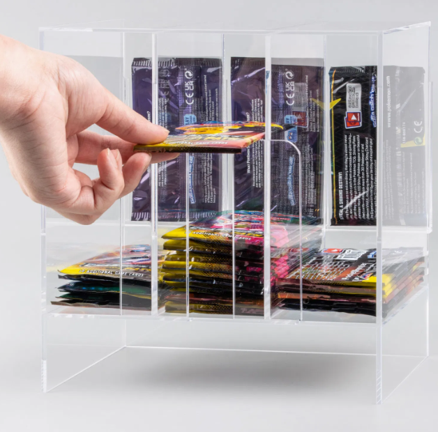 PYP 3-Slot Booster Pack Dispenser Acrylic Case