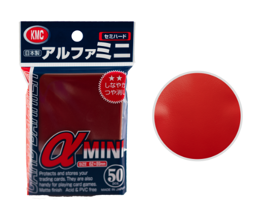 KMC Sleeve Card Barrier Mini Size "Super Alpha α"