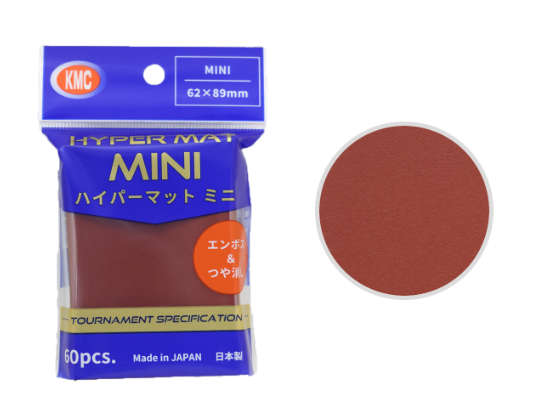 KMC Sleeve Card Barrier Mini Size "Hyper Mat" (New 2025)