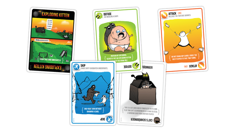 Exploding Kittens Board Game NSFW Edition EN