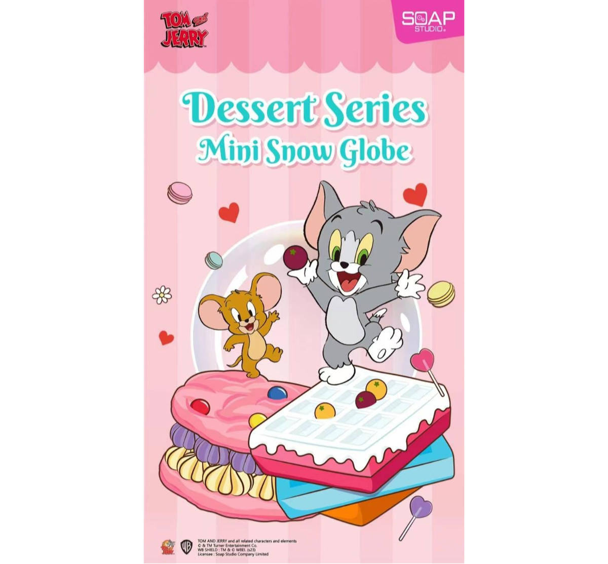 Tom And Jerry Mini Snow Globe Dessert Series-Single box-Soap Studio-Ace Cards & Collectibles