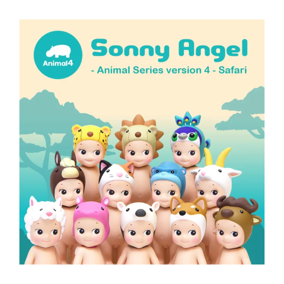 Sonny Angel x Mini Figure Animal Series Ver. 4-Single Box (Random)-Sonny Angel-Ace Cards & Collectibles
