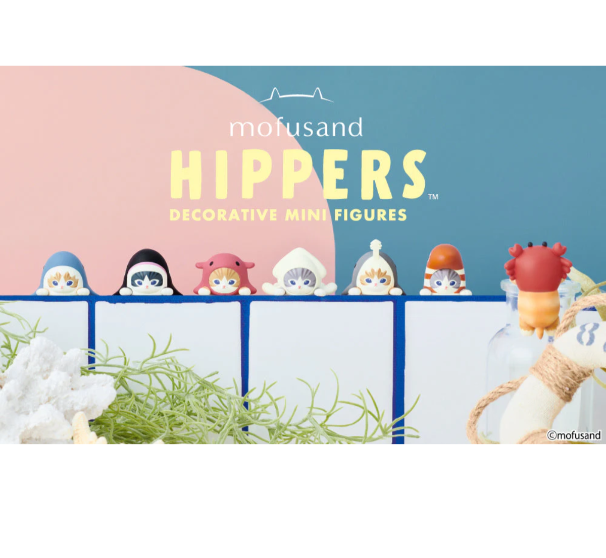 Sonny Angel x Mofusand HIPPERS Decorative Mini Figures Blind Box-Single Box (Random)-Sonny Angel-Ace Cards & Collectibles