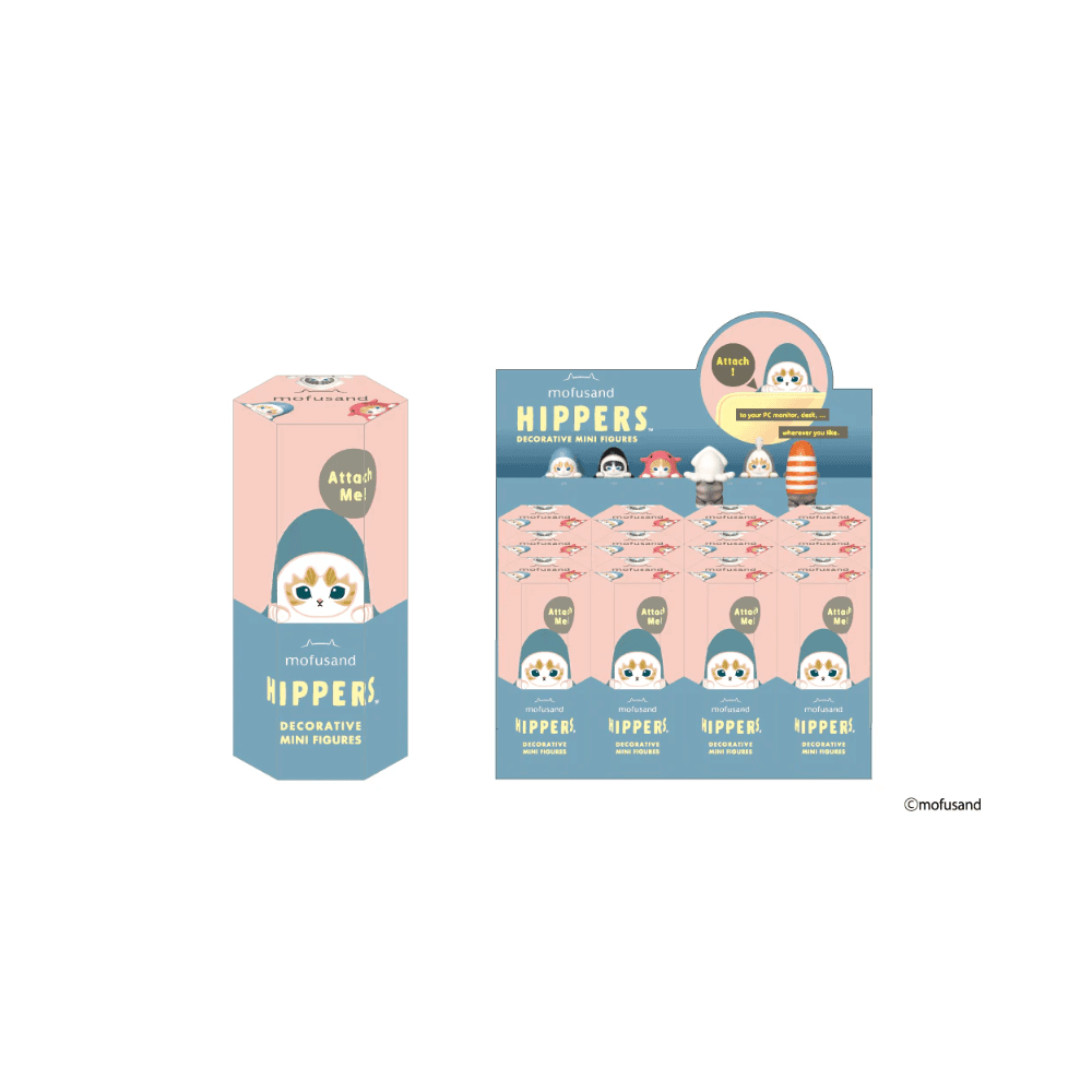 Sonny Angel x Mofusand HIPPERS Decorative Mini Figures Blind Box-Whole Set (12pcs)-Sonny Angel-Ace Cards & Collectibles