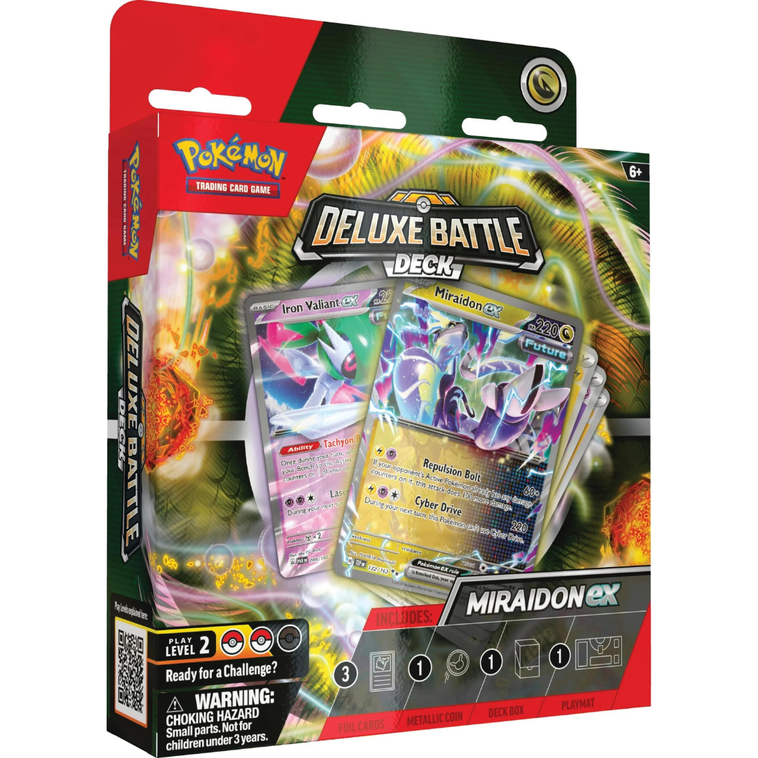 Pokémon TCG: August Deluxe Battle Deck Miraidon/ Koraidon EX-Both-Design-The Pokémon Company International-Ace Cards & Collectibles