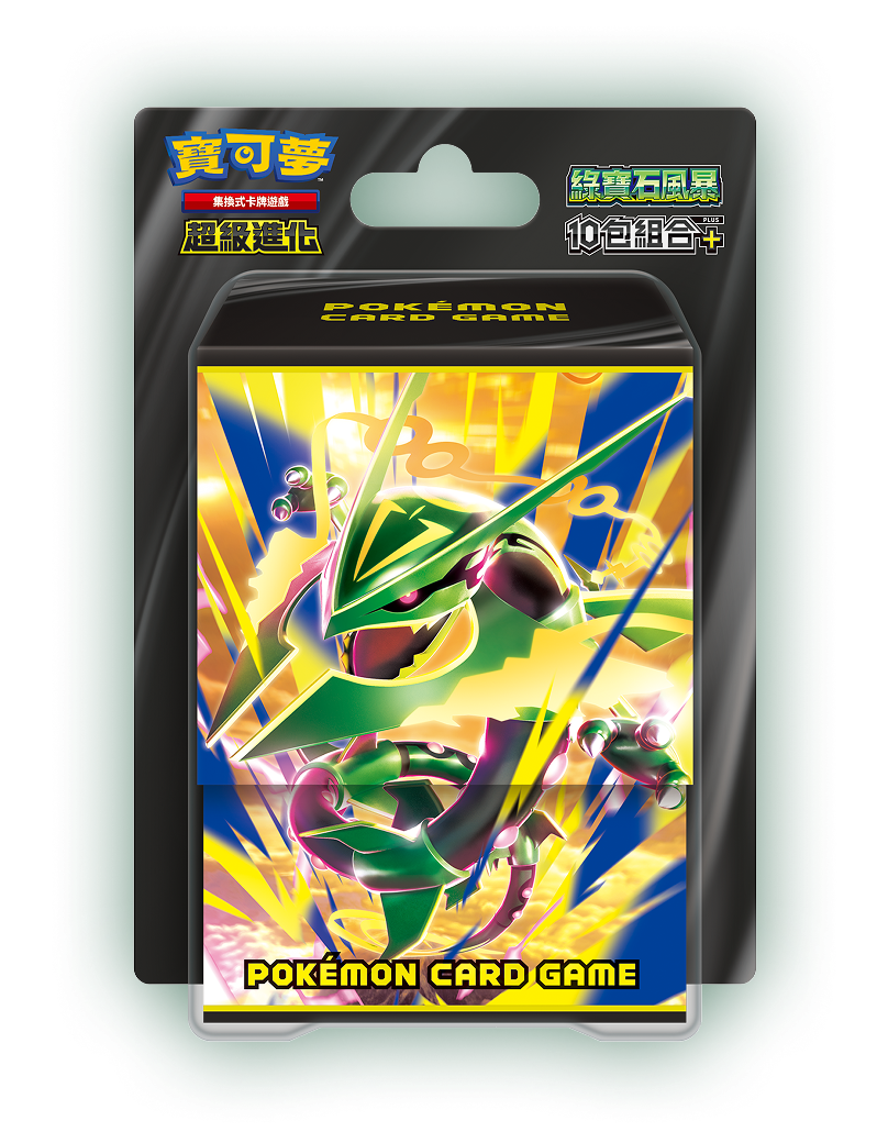 Pokemon TCG: Mega Evolution Storm Emeralda 10 Pack Bundle 超級進化 寶可夢擴充包 "綠寶石風暴" 10包組合Plus [M6-P10] (Traditional Chinese)-The Pokémon Company International-Ace Cards & Collectibles