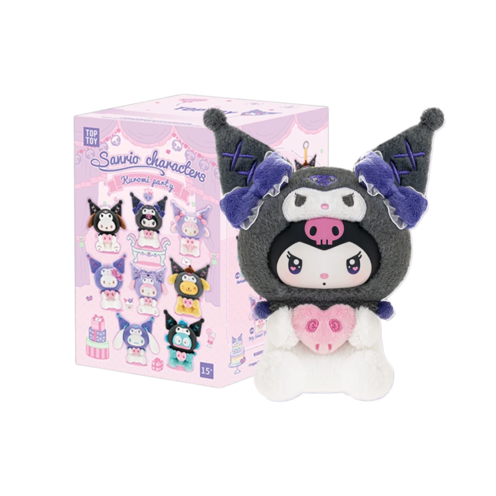 Sanrio Characters "Kuromi Party Series" Plushie Blind Box-Single Box (Random)-TopToy-Ace Cards & Collectibles