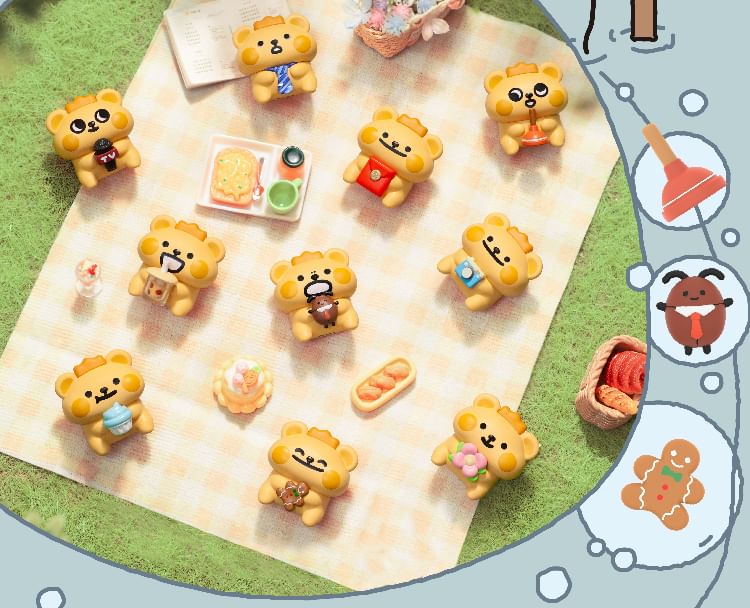 TOPTOY x Bear Is Bug Lazy Dairy Series Mini Figure Blind Bag-Single (Random)-TopToy-Ace Cards & Collectibles