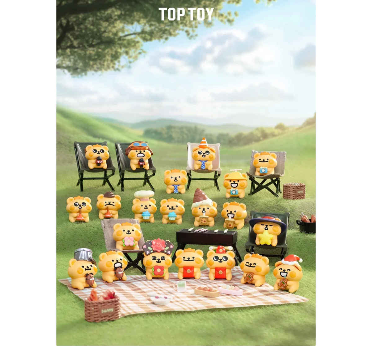 TOPTOY x Bear Is Bug Lazy Dairy Series Mini Figure Blind Bag-Single (Random)-TopToy-Ace Cards & Collectibles
