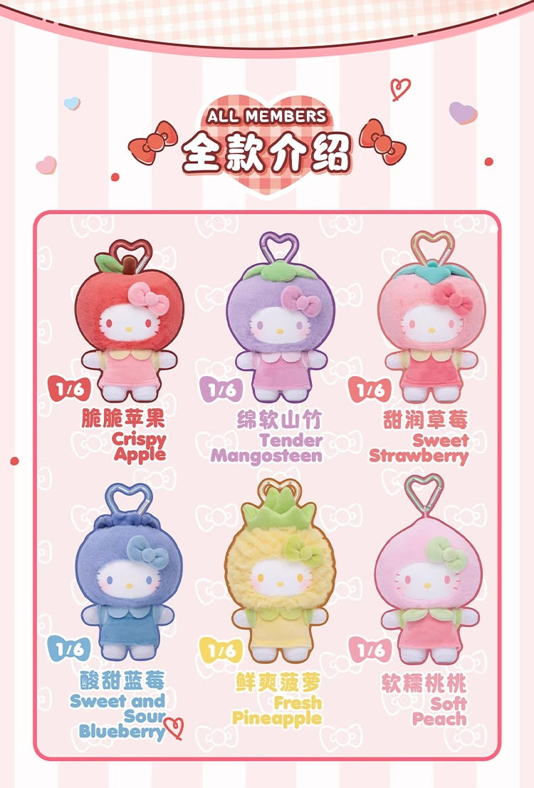 TOPTOY x Hello Kitty Fruity Paradise Series Plush Blind Box-Single Box (Random)-TopToy-Ace Cards & Collectibles