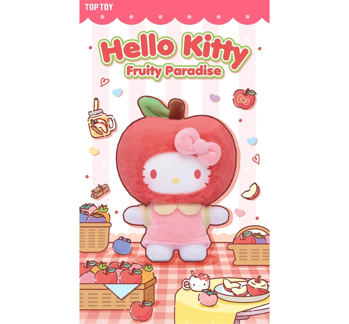 TOPTOY x Hello Kitty Fruity Paradise Series Plush Blind Box-Single Box (Random)-TopToy-Ace Cards & Collectibles