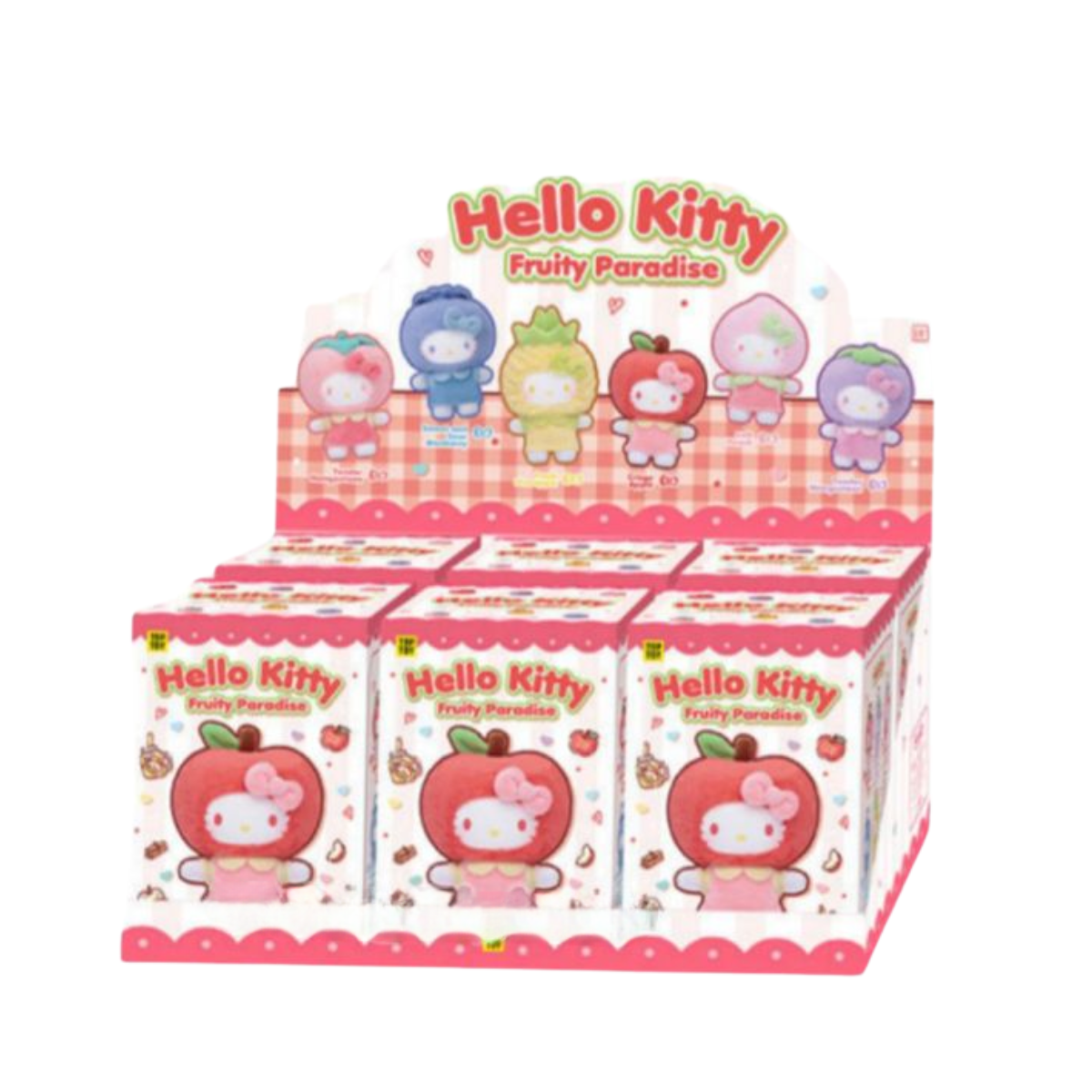 TOPTOY x Hello Kitty Fruity Paradise Series Plush Blind Box-Whole Box (6pcs)-TopToy-Ace Cards & Collectibles