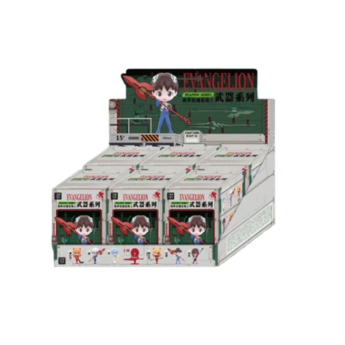 TOPTOY x Neon Genesis Evangelion Weapon Series Figure Blind Box-Whole Box (6pcs)-TopToy-Ace Cards & Collectibles