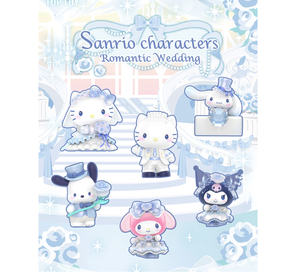 TOPTOY x Sanrio Characters Romantic Wedding Series Blind Box-Single Box (Random)-TopToy-Ace Cards & Collectibles
