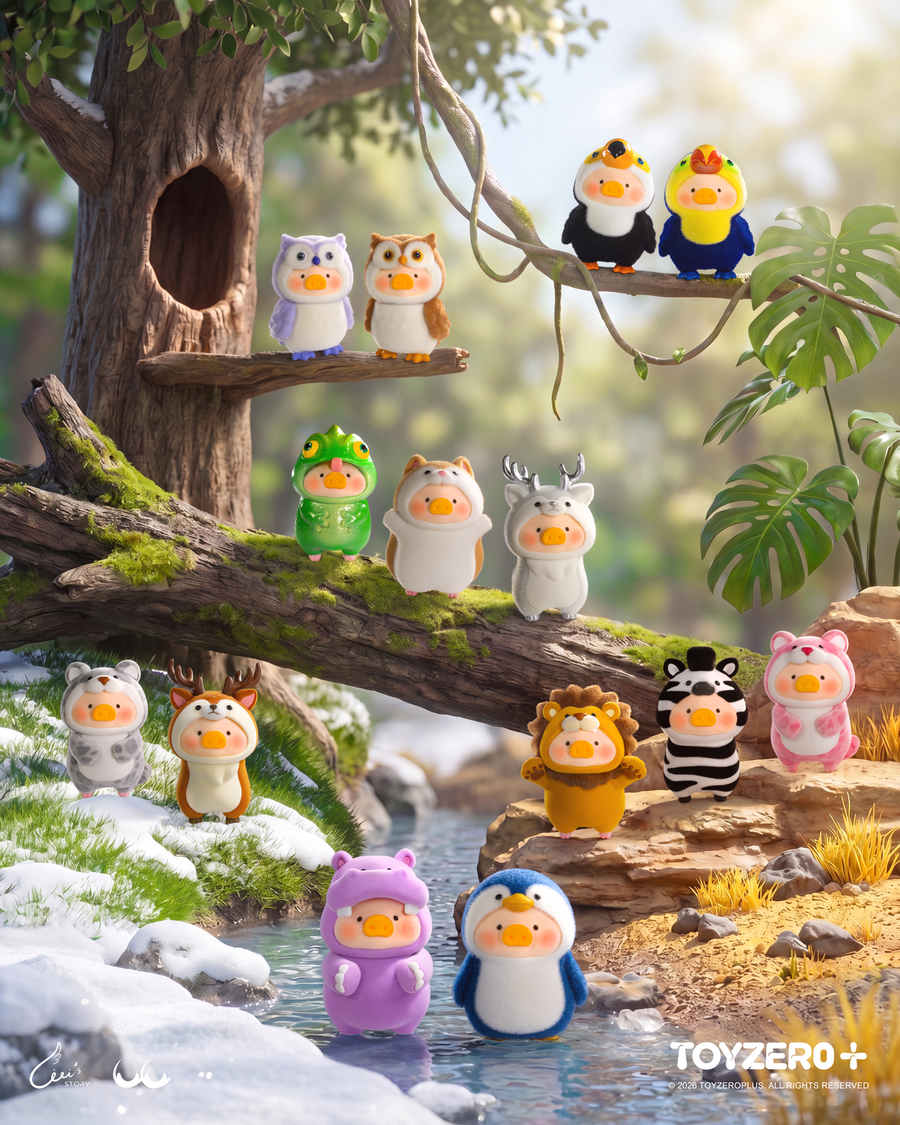 ToyZeroPlus Lulu The Piggy PVC Animal Party Vol.2 Series-Single Box (Random)-ToyZeroPlus-Ace Cards & Collectibles