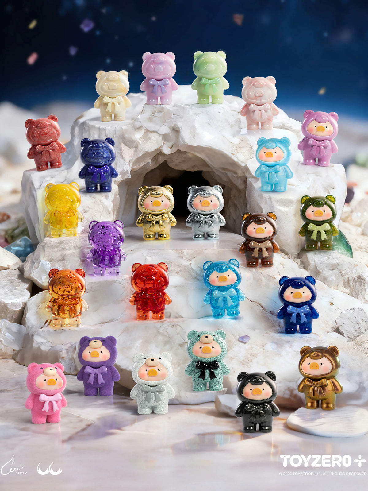 ToyZeroPlus x LuLu the Piggy The Canned Pig - Teddy Mini Ore Mining Series-Single Box (Random)-ToyZeroPlus-Ace Cards & Collectibles