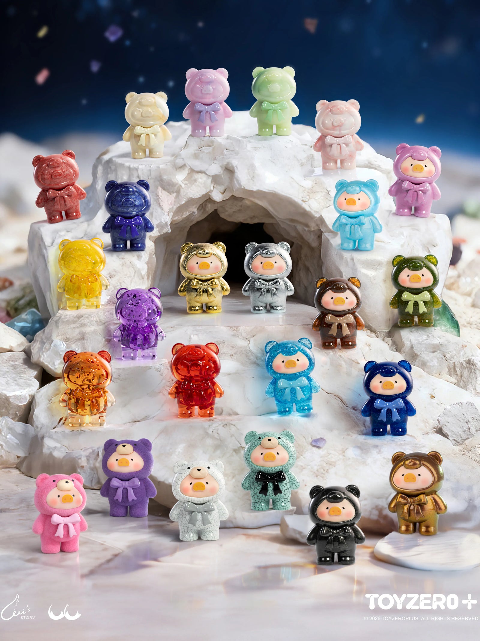 ToyZeroPlus x LuLu the Piggy The Canned Pig - Teddy Mini Ore Mining Series-Single Box (Random)-ToyZeroPlus-Ace Cards & Collectibles